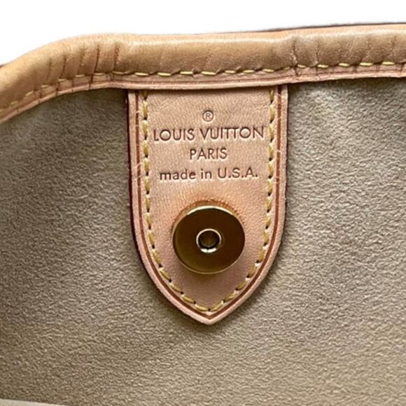 Louis Vuitton Galliera PM Monogram Canvas Handbag Shoulder Bag Damier Azur - Picture 11 of 15